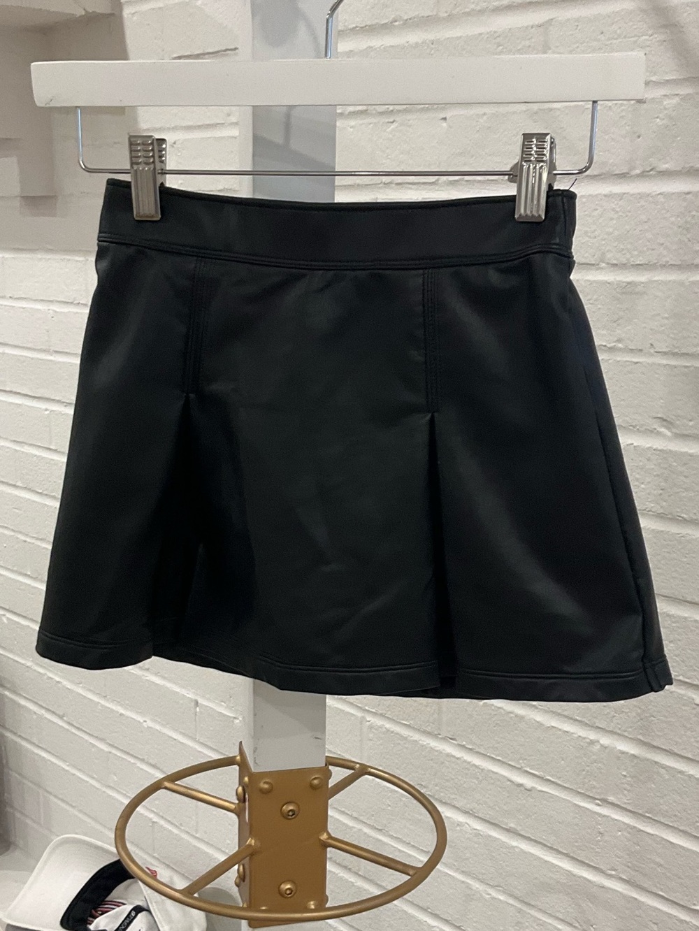Abercrombie kids Pleated pleather  Skort- Classic A-Line